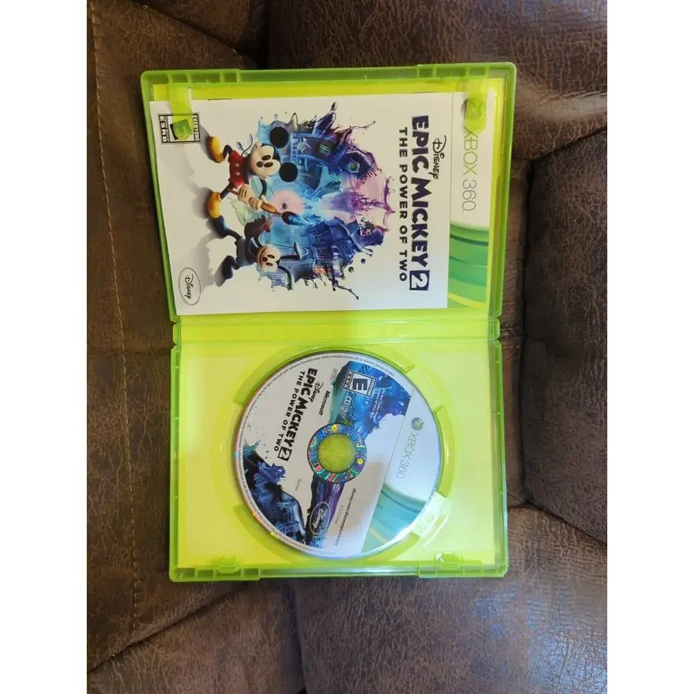 Epic Mickey 2: The Power Of Two Xbox 360 Complete CIB ✅ TESTED ✅ WORKS